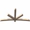 Ekena Millwork Alberta Smooth Timber Gable Bracket, Douglas Fir, 72"W x 39"H x 3 1/2"D x 3 1/2"F, 13/12 Pitch GBW072X39X0404ALB00SDF - alternate 5